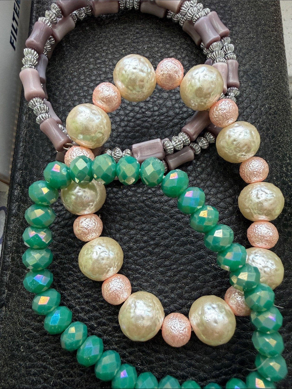 Multi-Color Beaded Women's Bracelet Bundle Set - Picture 16 of 16